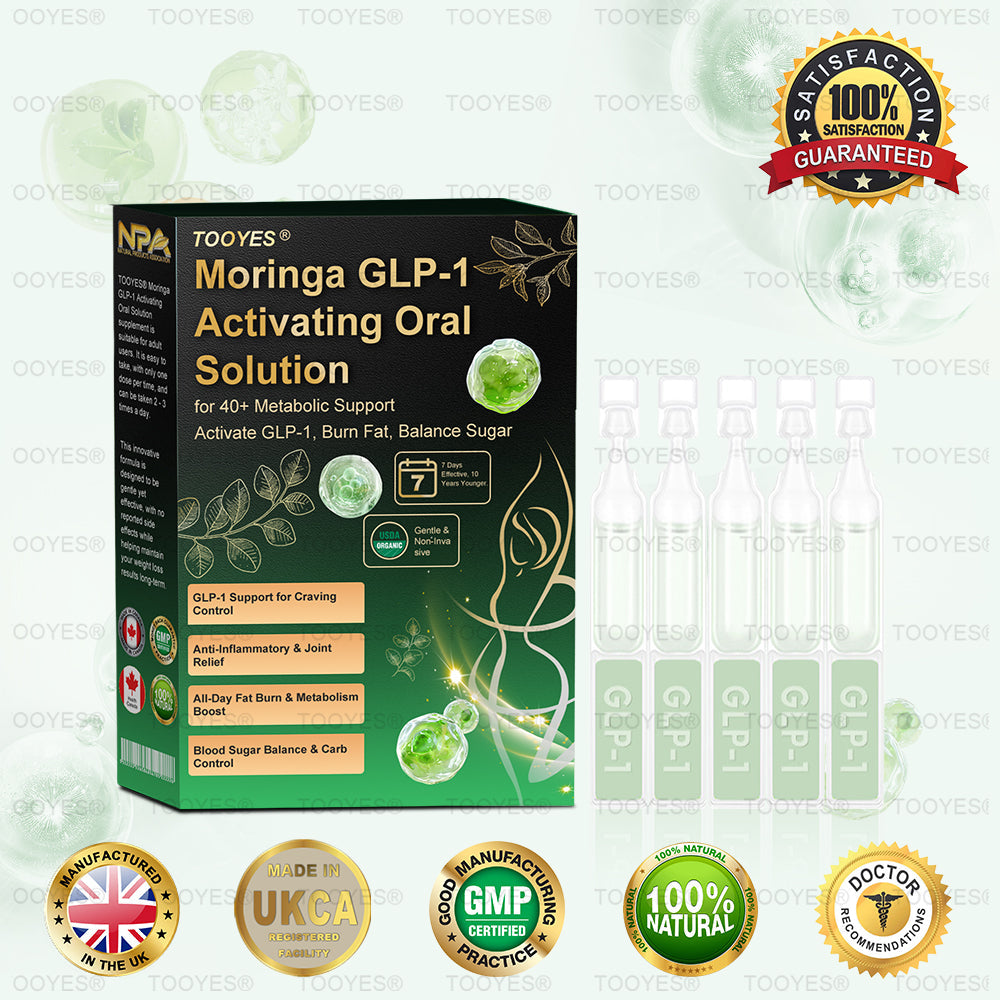 "Last 30 Minutes: Buy One, Get One Free!" TOOYES® Meglutide GLP-1 Activating Oral Solution-Moringa • NAD+ •Yerba Mate-Natural Support for Slimming Anti-Aging & Sugar Metabolism