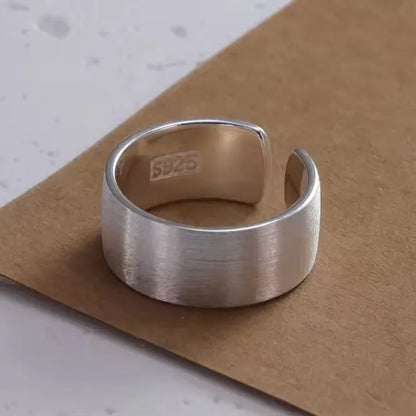 VENTFILLE 925 Sterling Silver Irregular Design Wave Golden Stackable Finger Rings Trendy Adjustable For Women Gifts Dropshipping